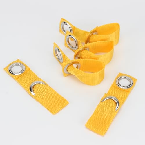 Yellow Tie Cord Hitches, Leash for Game Fowl, Chicken Strap for Poultry, Egg Homestead Strap Tie Cord, Leash for Game Fowl Birds Calsas para Gallos Hitch, Chicken Supplies Accessories (24)