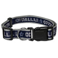 Pets First NFL Dallas Cowboys Licensed PET COLLAR, Medium - Heavy-Duty, Strong, and Durable Dog Collar. Available in 31 Football Teams and 4 Sizes - color: Dallas Cowboys, size: Medium