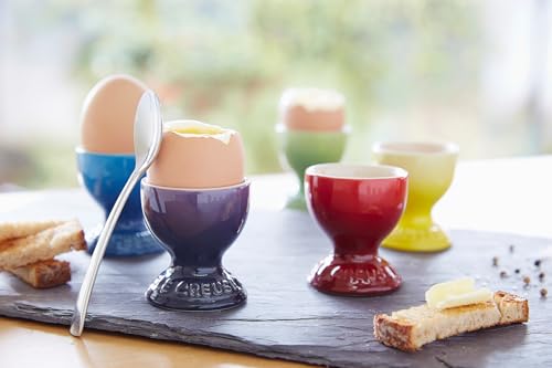 Le Creuset Stoneware Egg Cup, 2", Flame - color: Flame, size: 2 x 2.25 Inches (Single)