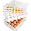 Anyumocz 72 Eggs Holder,3-Layer Deviled Egg Tray with Lid,Egg Containers for Deviled Egg,Egg Carrier Box Dispenser Container with Handle for Refrigerator - style: 3-Layer 72eggs