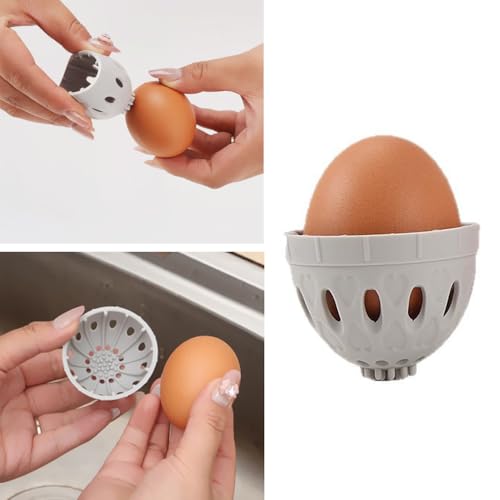 2 Pack Egg Washer Egg Brush Rotating Scrabber Chicken Coop Remover Cleaning Tool Silicone Egg Cleaner for Farm Fresh Eggs Backyard Chickens Duck Egg Washing Eggs Potatoes