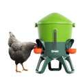 Omlet Insulated Chicken Waterer, 1.5 Gallon | Stay-Clean Automatic Water Dispenser for Chickens | BPA-Free | Anti-Roost Domed Lid | Includes 3 Cups & Nipples | Eglu Green - color: Eglu Green, size: 1.5 Gallon