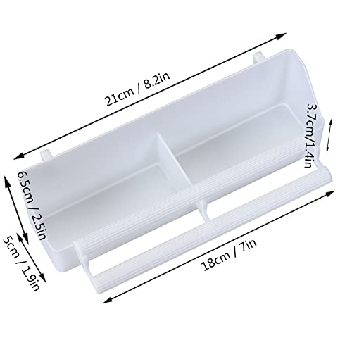 Bird Feeder/Dispenser for Cage, 4 Pack PP Material, Holds More Feeds, Double Cups Design, Perfect for Small Birds, Accessories Included | Bird Food Bowl Cups, Bird Waterer Food Feeder, Birds Dispenser Feeder for Cage with 2 Pcs Bird Feeder Accessories - s