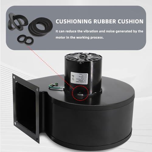 Criditpid 1TDR3 4C447 Centrifugal Blower Fan Motor Replacement for Englander 25-PDV, 55-SHP22, 55-TRP22 Pellet Stove Blower.
