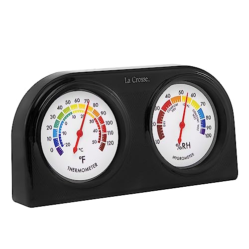 La Crosse 104-288 Analog Thermometer and Humidity Gauge