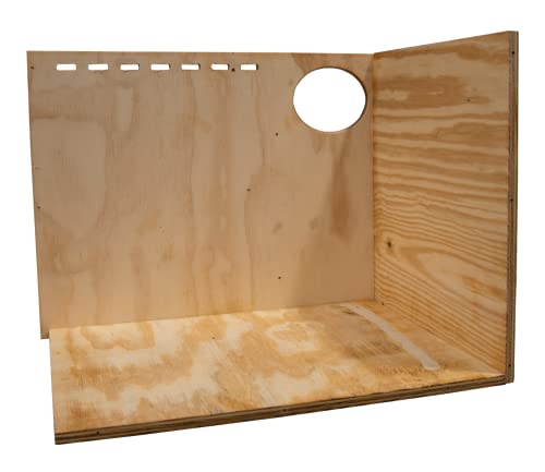 Barn Owl Nesting Box: Do It Yourself Assembly Kit Owl House- Build Your Own Barn Owl Box - Screws, Mounting Hardware, Instructions and Nesting Material Included