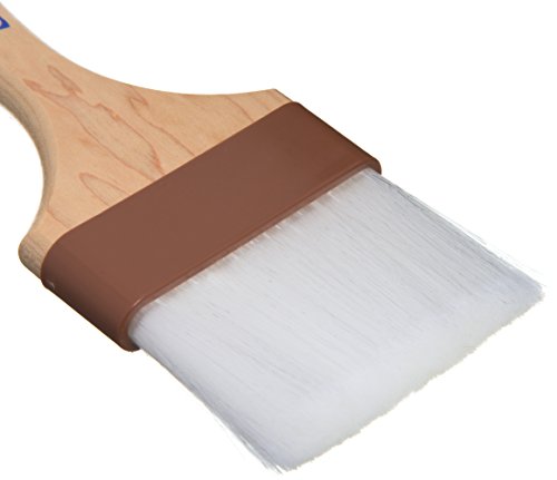 SPARTA 4039800 Nylon Wide Brush, Flat With Nylon Bristles, 3 Inches, Tan - size: 3" Wide Brush