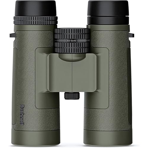 Bushnell R3 Binoculars with Vault Lite Bino Chest Harness, HD Optical System, Fully Multi-Coated Lenses, EXO Barrier, IPX7 Waterproof - Binoculars for Bird Watching and Wildlife Observation - style: 10x42 Binoculars