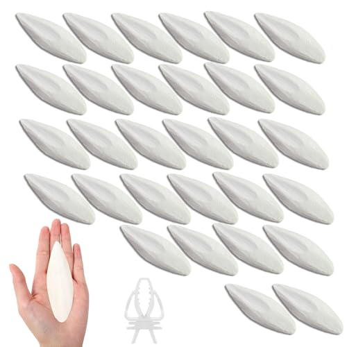 3.9-4.5'' Cuttlebone for Parakeets Cuttlebone for Birds - 100% Natural Cuttlefish Bone Bulk Chew Toy Bird Bites Calcium Stone for Canaries Tortoises,Snails,Reptiles,Parrots,Cockatiel-30PCS - size: 30PCS