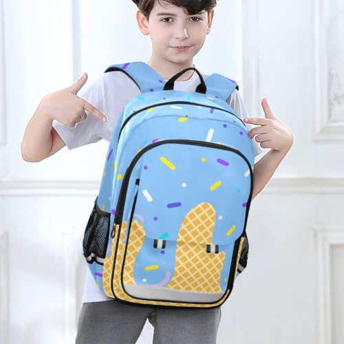 Kids Backpack Elementary Middle School Bags for Boys Girls | Travel, Daypack, Lightweight, Waterproof, with Reflective Strip - color: Multi 2