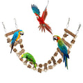 Natural Pepper Wood Hanging Pet Chewing Bridge, Rat Hamster Climbing Accessories, Suitable for Bird Parrot Rat Squirrel Sugar Gliders - size: 25.6 × 3.9 Inch