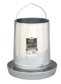 Hanging Poultry & Gamebird Feeder with Feed Pan, 30 Lb Galvanized Steel - size: 30 pounds