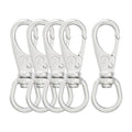 SHONAN 2.7 Inch Swivel Snap Hooks, 5 Pack Marine Grade Spring Snaps, Flag Pole Clips, Swivel Hook Clips for Scuba Diving, Dog leashes, Keychains, Bird Feeders