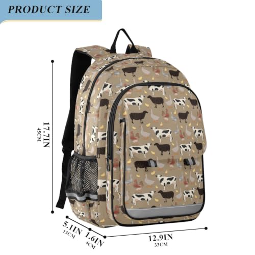 Kids Backpack Elementary Middle School Bags for Boys Girls | Travel, Daypack, Lightweight, Waterproof, with Reflective Strip - color: Multi 22