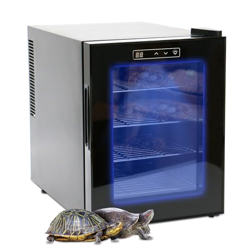 Reptile Incubator 16L Scientific Lab Incubator Digital Incubator Cooling and Heating Temperature can be Controlled at 50℉~104℉ Reptile Egg Incubator 110V Work for Small Reptiles - size: 16L