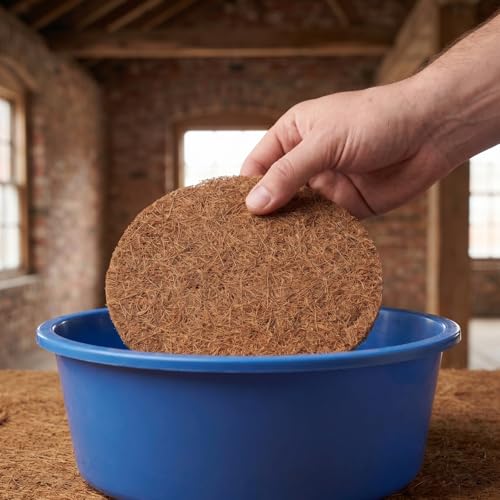 POPETPOP 10 Pcs Pigeon Nest Pads, Natural Coconut Fiber Bird Breeding Mat, Bird Egg Mat for Parakeet Chicken Breeding Hatching - Pigeon Supplies
