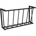 30" Wall Mount Hay Rack, 20 Gallon Capacity Livestock Feeder | Steel Hay Feeder& Blanket Holder , Metal Wall Hay Rack for Goats, Sheep and Storage