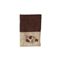 Avanti Linens - Hand Towel, Soft & Absorbent Cotton Towel (Pine Branch Collection) - color: Mocha, size: Hand Towel