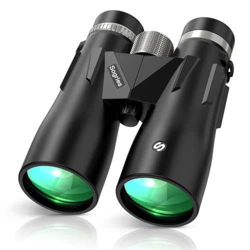 15x52 High Power Binoculars for Adults Hiking Safari Travel Sports | Bright BAK4 Prism,FMC Lens,Shockproof,Waterproof,Fogproof for Stargazing