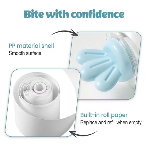 MiOYOOW Parrot Shredding Toy, Bird Foraging Roll Paper Holder with Hanging Chain for Parakeet Cockatiel Conure Lovebird - color: Pink