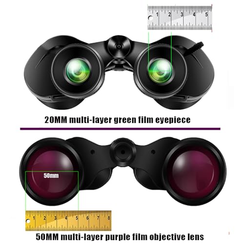 10-30X50 High Magnification HD Long Range Zoom 10X-30X Magnification Wide Angle Binoculars for Hunting Telescope