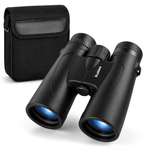 10x42 HD Binoculars for Adults High-Powered – Waterproof Binoculars with Clear Wide View, Lightweight for Bird Watching, Hunting, Hiking & Sports, with Carrying Bag