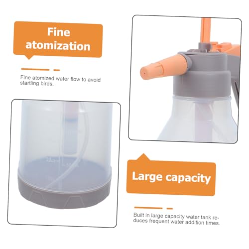 DOITOOL Handheld Bird Bath Sprayer 1.5l Mist Cleaner for Parrots and Large Birds Portable Parrot Shower Misting Bottle and Cleaning