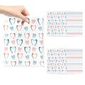 eowqeiur Dental Goodie Bags(8.2x9.4 Inch) 50 PCS Plastic Tooth Gifts Goody Snack Treat Cookie Bags with Handle Dental Assistant Must Haves Office Supplies Toothbrush Patients Hygiene Bag Bulk - color: 50 tooth bags