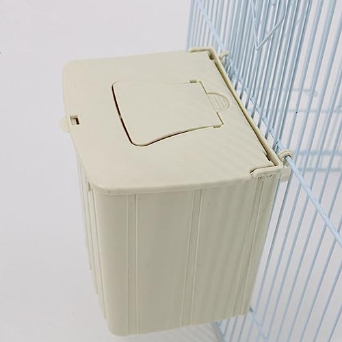 Mipcase 3 Pcs Bird Breeding Box Plastic Bird Nesting Box Hanging Hut for Parrots Finches Cockatiels Garden Yard Porch Home 5.11 X 5.11 X 3.93 in