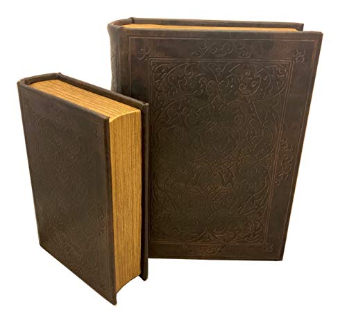 Art Nouveau Flower Motif Secret Nesting Book Box Set