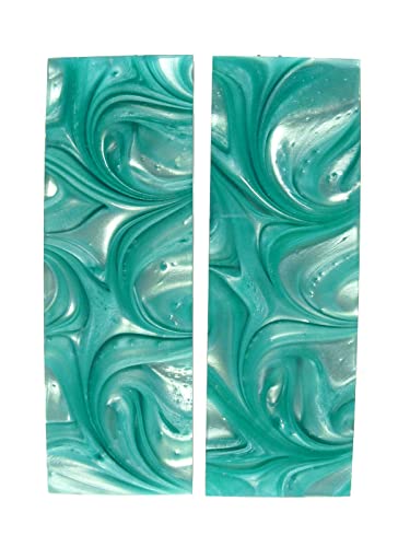 Robin Egg & Clear Blue Pearl Knife Scale Sets