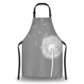 Cooking Apron for Women Dandelion Kitchen Aprons for Men for Kitchen Restaurant BBQ Painting Crafting Gardening 27” (W) x 31” (H), Waterproof Apron - color: Dandelion