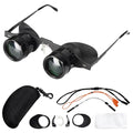 Hands-Free Binocular Glasses for Enhanced Viewing - HD Clarity, Lightweight & Portable, Adjustable Focus, Perfect for Bird Watching, Sports, Concerts, Vision Impairment - User-Friendly