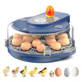 Egg Incubator for Hatching Eggs, 5 Preset Incubation Modes & 1 Custom Mode | Hatch 15 Eggs, Temperature and Humidity Adjustable Function, Automatic Egg Turning for Duck, Chicken, Goose, Pigeon and Quail