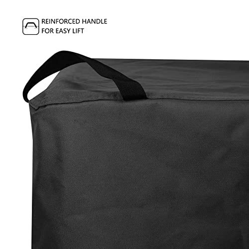 ULTCOVER Smart Selection Outdoor Hot Tub Hard Cover Protector Waterproof Square SPA Cover Cap 76 inch, Black - color: Black, size: 76"(L)x76"(W)x20"(H)