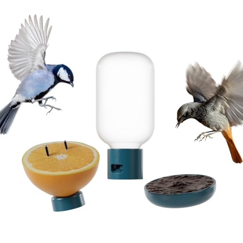 Birdbuddy 3-in-1 Nutrition Set with Water Fountain, Fruit Spike & Tray - size: 3-in-1 Nutrition Set