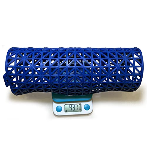 12 Pack Modular Interlocking Cushion 11.6" x 11.6" Rubber Mat Floor Tile Mats Drain Pool Patio Balcony Yard Pet Area Washer Pad(Blue) - size: blue