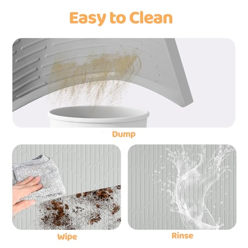 Silicone Pet Cage Liner Mat, 40” x28” Small Animals Floor Bed Mat Washable & Reusable Rabbit Playpen Mat, Pet Training Pads for Rabbits Guinea Pigs Bunny Hamster Cats Dogs