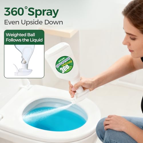 T4U Spray Bottles for Cleaning 24 oz 3 Pack, Heavy Duty Sprayers | Chemical-resistant empty bottles with mist or stream nozzle for plants, household cleaning, auto care and garden use - size: 24 OZ, 3 Pack