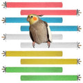 10 PCS Bird Perch Parrot Stand Wood Parrot Perch Stand Platform Natural Paw Grinding Stick Bird Cage Accessories for Budgies Cockatiels Cockatoo Conure Parakeet