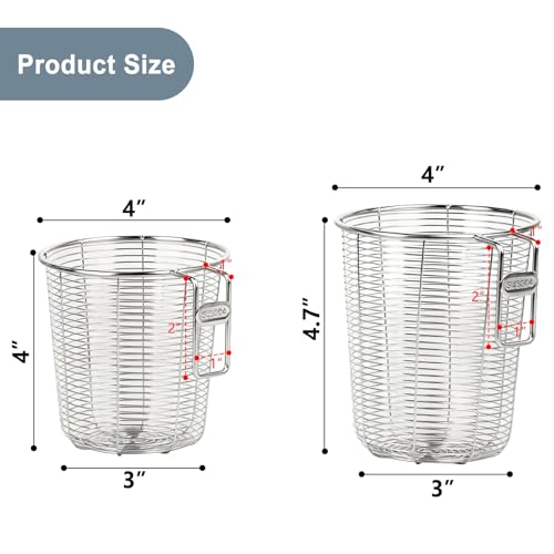 Dish Rack, Stainless Steel Kitchen Drain Basket, Compact Utensil Drying Rack Dishwasher Accessory, Hanging Cutlery and Utensil Organizer, Set of 2 - size: 2pcs Hanging Utensil Holder