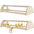 JEUIHAU 2 PCS 13 Inch Chick Training Perch, Freestanding Chicken Roosting Bar, Small Chicks Perches Chicken Roosting Bar for Parrots Chicks