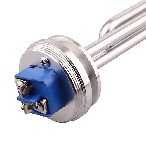 DERNORD 1.5" Inch (OD50.5mm) Tri-clamp Foldback Heating Element Stainless Steel Immersion Water Heater (240V 2500W) - size: 240V 2500W
