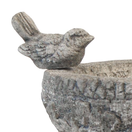 BestNest Athens His Eye is on The Sparrow Bird Bath, Pre Aged