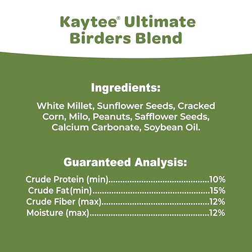 Kaytee Ultimate Nut & Fruit Food, Wild Bird Seed for Outside Feeders, Grosbeaks, Cardinals, Nuthatches, Woodpeckers & More, 9.75 Pounds - size: 9.75 Pound (Pack of 1), style: Nut & Fruit