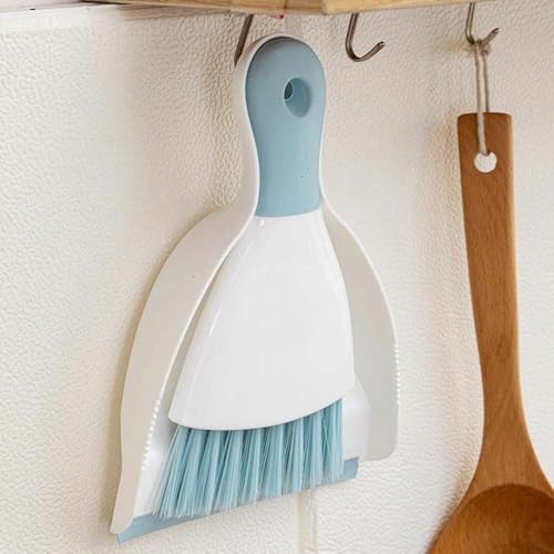 Dustpan and Brush Set (Light Blue, 2set) - color: Light Blue, size: 2set