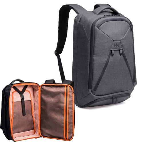 Knack Series 1 Laptop Backpack Fits up to 15 Inch - Knack Bags Carry-On Backpack, TSA Approved, Expandable Travel Backpacks (Savile Gray, Medium) - color: Savile Gray, size: Medium