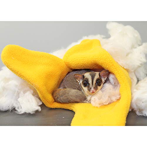 Exotic Nutrition All-Natural Nesting Material (4 oz.) - 100% Cotton Eco-Friendly Animal Bedding - for Sugar Gliders, Squirrels, Hamsters, Rabbits, Wild Birds & Wildlife - size: 4 oz.