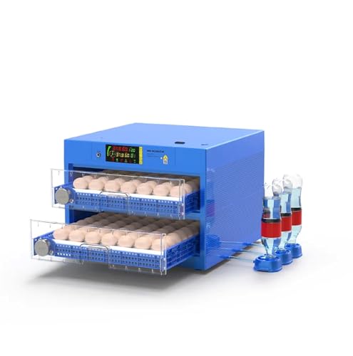 Automatic Incubator for Hatching Eggs, Upgrade Automatic Water Adding, Chicken Incubator with Temperature and Humidity Control Chicken Egg Lamp for Hatching Chicken Duck Quail Eggs, 128 Eggs - color: 128 eggs