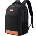 Business Laptop Backpack 17.3 Inch, Water Resistant Travel Computer Bag with Luggage Strap, Anti-Theft Work Backpack for Women & Men, Airline Approved Carry-On for Office College & Commute - color: Black